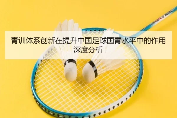 青训体系创新在提升中国足球国青水平中的作用深度分析